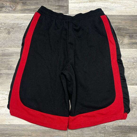 Air Jordan Jumpman Logo Black Red Boys XL Athletic Pull On Basketball Shorts EUC - Picture 2 of 11